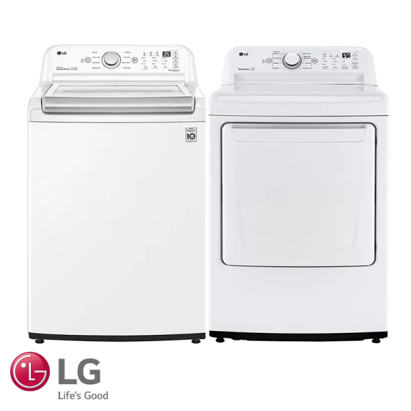 Combo LG Lavadora + Secadora Eléctrica 25 Kgs - 55 Lbs Digital Smart Inverter