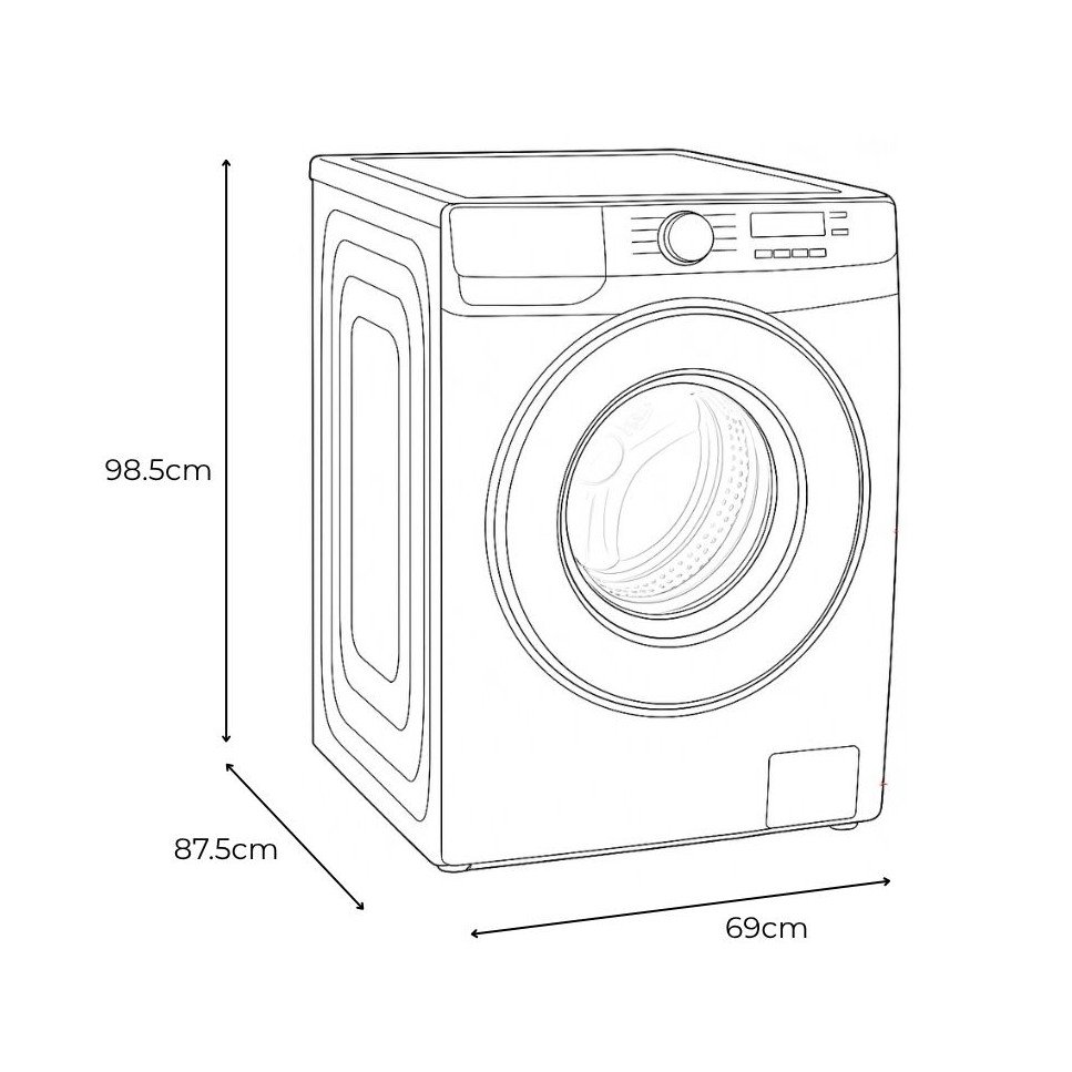 Combo Lavadora 26kgs + Secadora de Gas LG 24 Kgs – Inverter Full Black