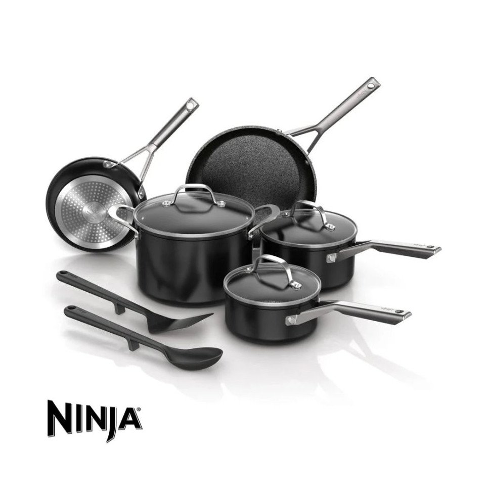 Juego de Ollas Ninja NeverStick Essential 10 Piezas C19010