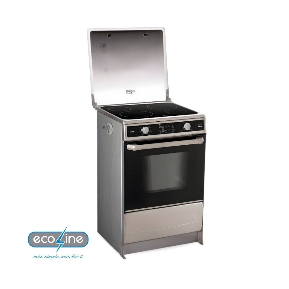 Cocina de Inducccion 4 Zonas Ecoline Inox Ivanna C/T