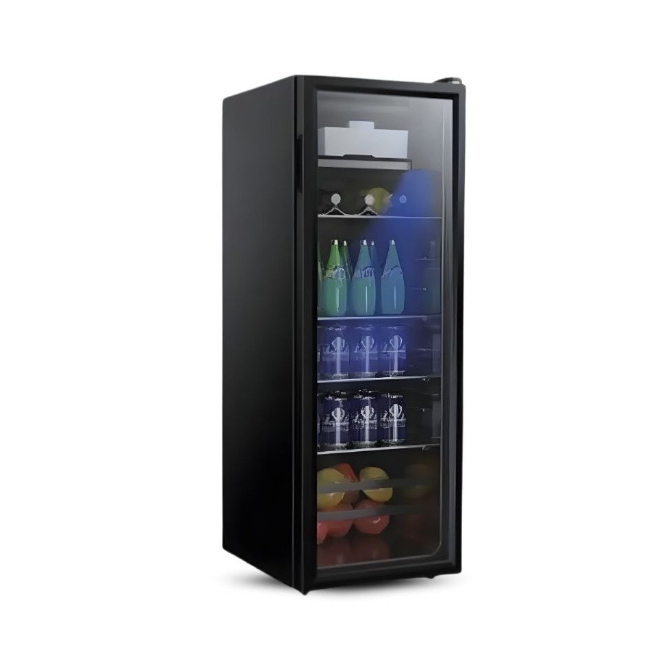 Vitrina Vinera Continental 140L Full Black SC-140