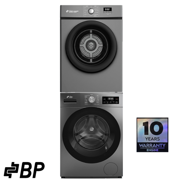 Combo Lavadora 16kg + Secadora Electrica BP 16Kg 110v – Inverter