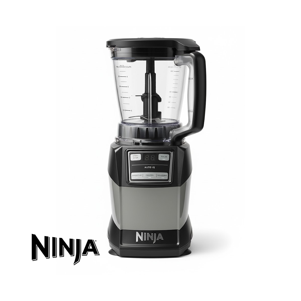 Procesador de Alimentos Ninja De Alta Potencia + Toma Todo 1200 Watts AMZ493B