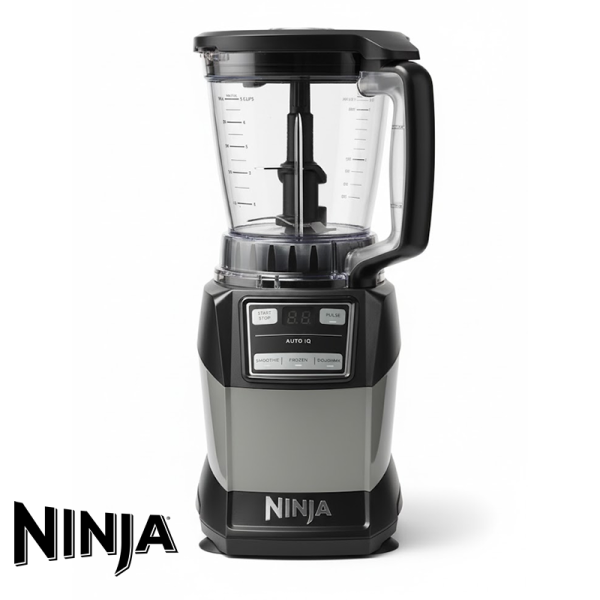 Procesador de Alimentos Ninja De Alta Potencia + Toma Todo 1200 Watts AMZ493B