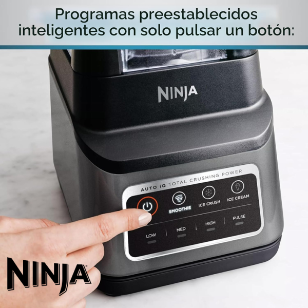Licuadora Ninja Blender Plus 3 Velocidades Auto iQ 1400W BN701