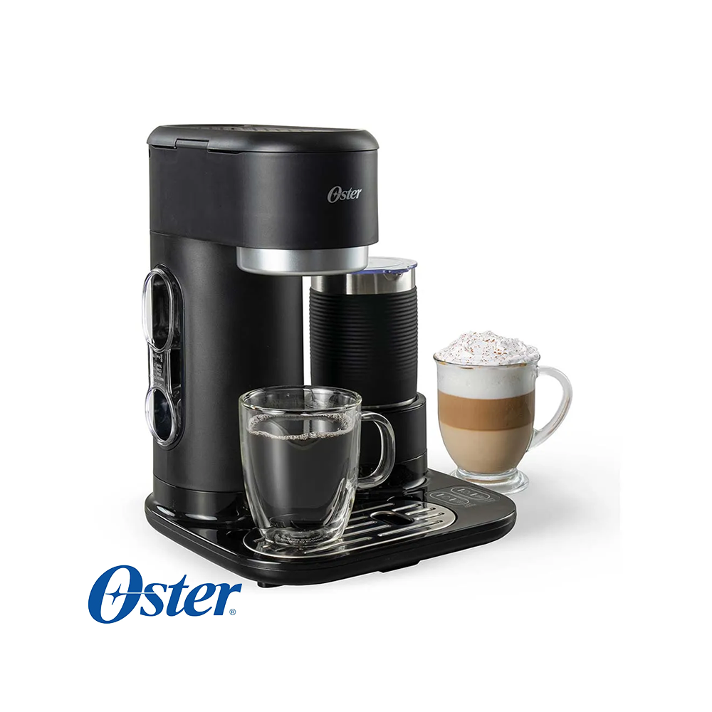 Cafetera Oster Latte 4 en 1 Con Espumador BVSTDC02B