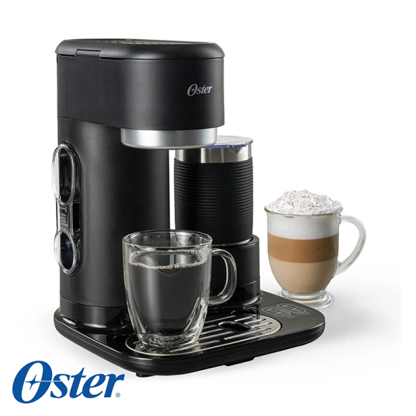 Cafetera Oster Latte 4 en 1 Con Espumador BVSTDC02B