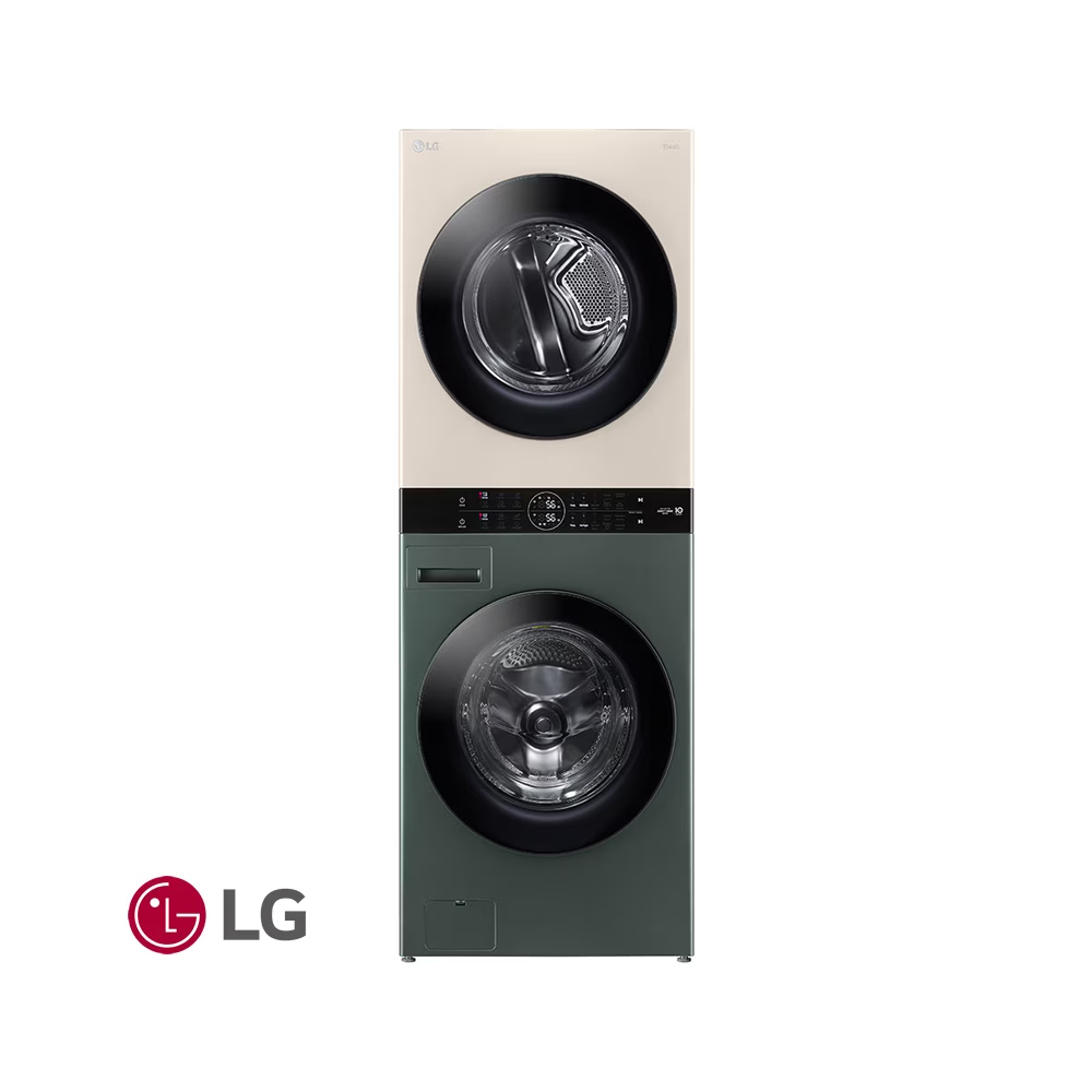 Torre de Lavado Eléctrica LG 25 kgs WashTower™ Beige / Verde WK25GBS6E