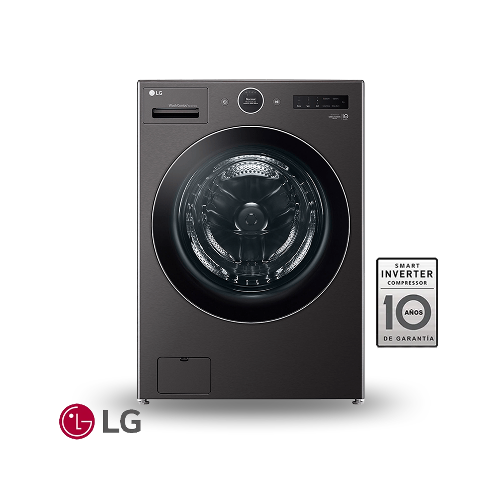 Combo Lavadora + Secadora Electrica LG 23 Kgs – 51 Lbs Inverter