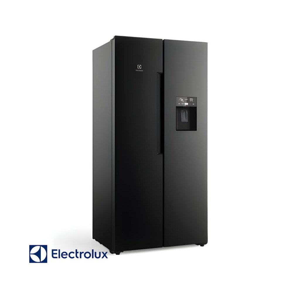 Refrigeradora Electrolux Side by Side 419L Full Black ERS45F3Q5EB