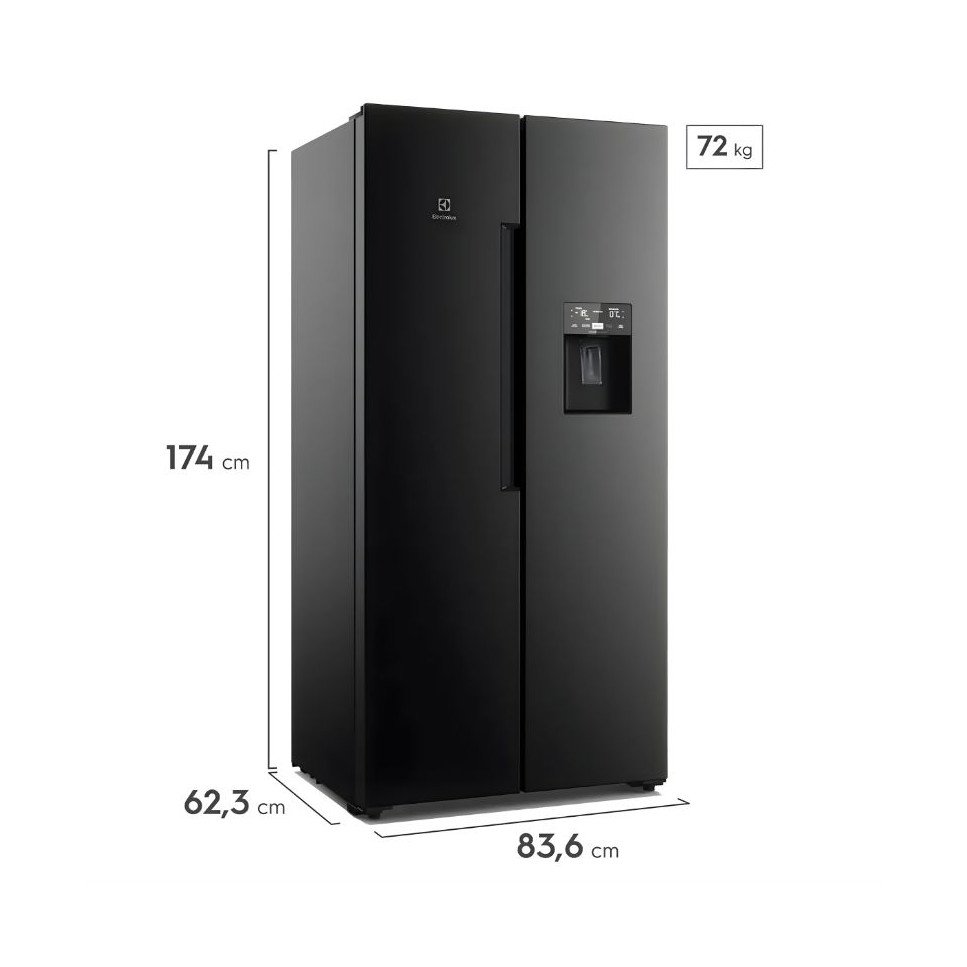 Refrigerador Electolux Side By Side 522Lt ERSB54N6WXB