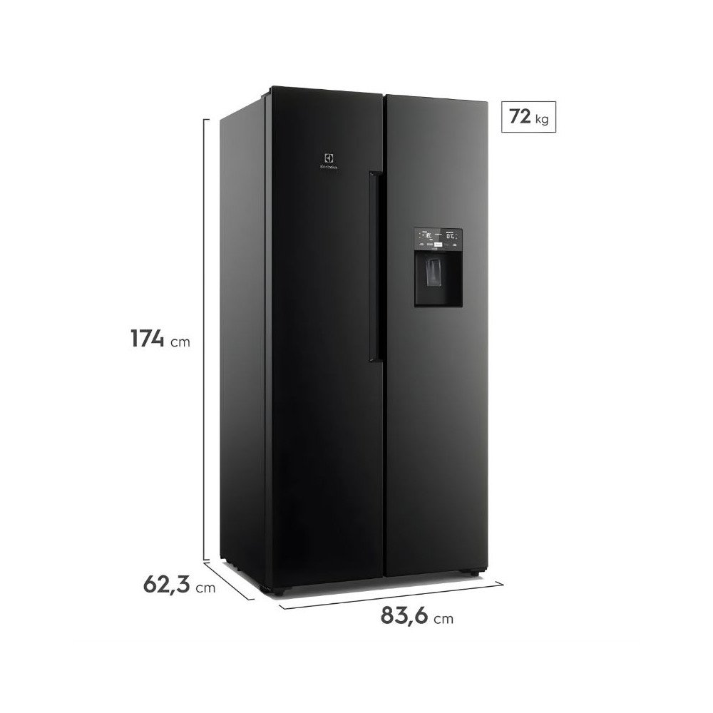 Refrigerador Electolux Side By Side 522Lt ERSB54N6WXB