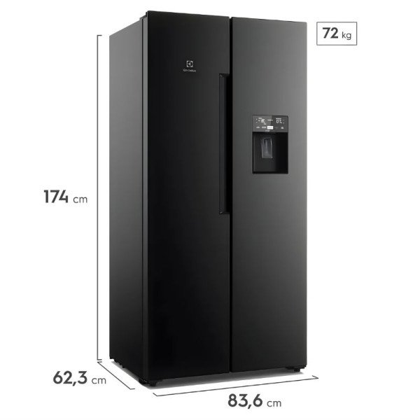 Refrigerador Electolux Side By Side 522Lt ERSB54N6WXB