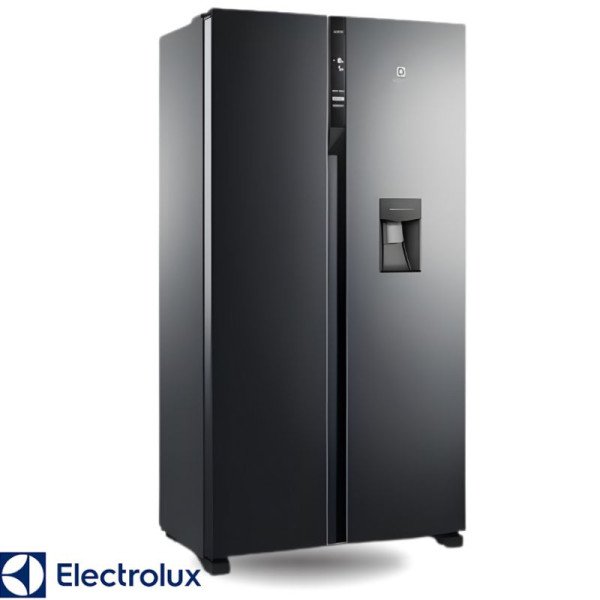Refrigeradora Electrolux Side By Side 518 Lt Con Dispensador Black ERSA53K6HV6