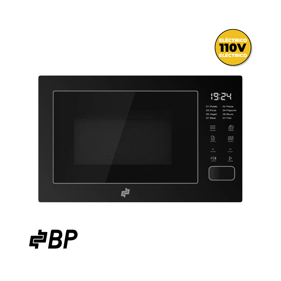 Microondas Empotrable BP Grill de 30 Litros – 60 cm MAJESTIC HEAT
