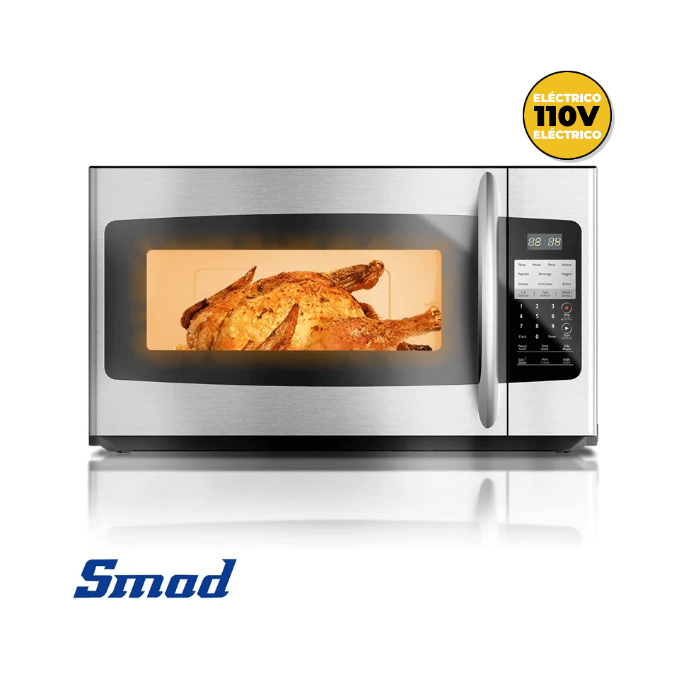 Microondas Empotrable SMAD con Extractor de Olores de 54 Litros – 76 cm DMO100