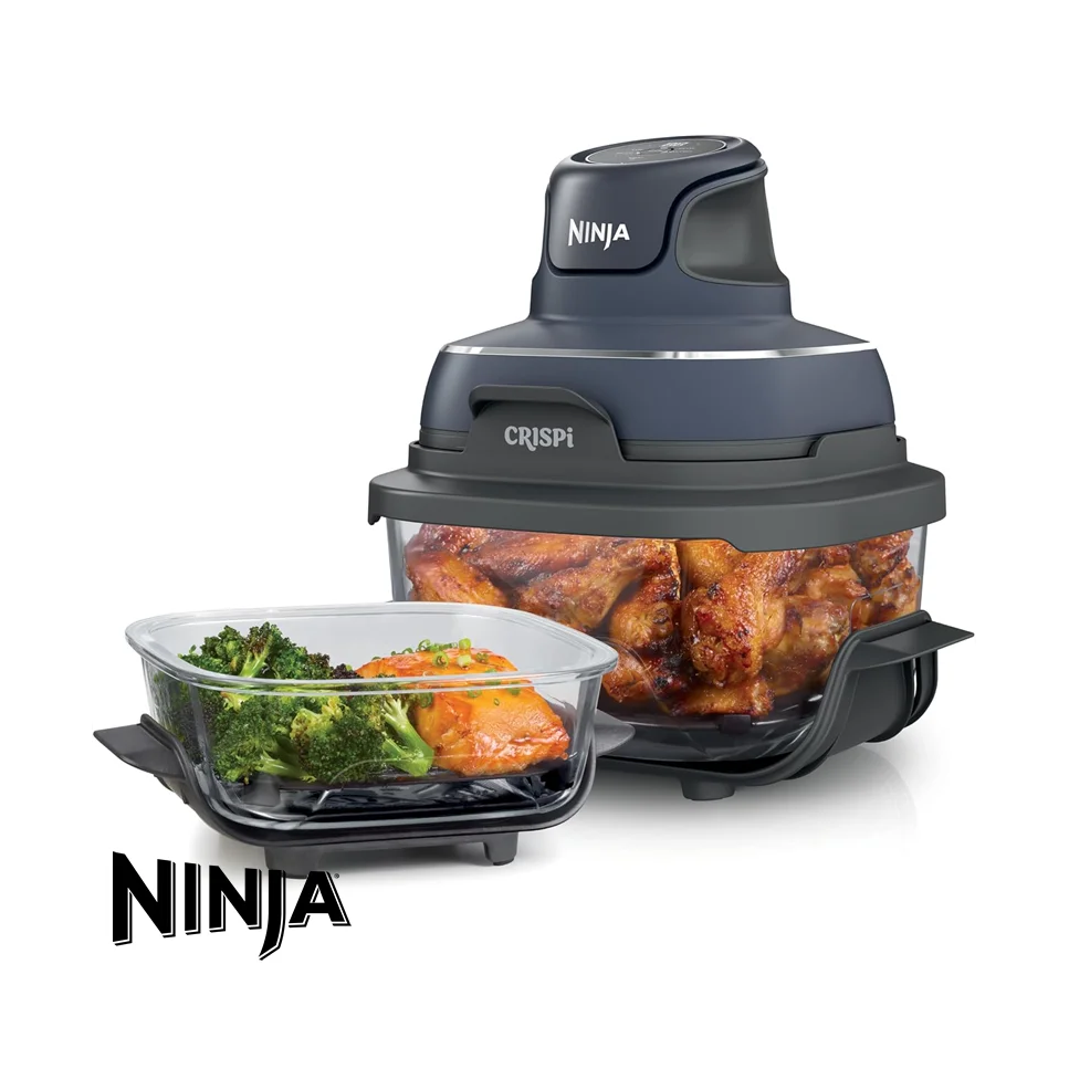 Freidora de Aire Ninja Crispi 2 Recipientes - 4 Funciones FN101GY