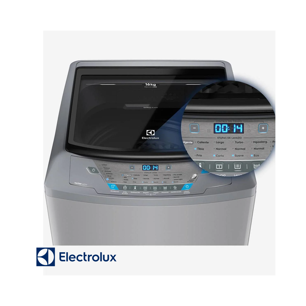 Lavadora Electrolux 16 kgs 27 Lbs Digital Sin Agitador EWIX16F6ESG