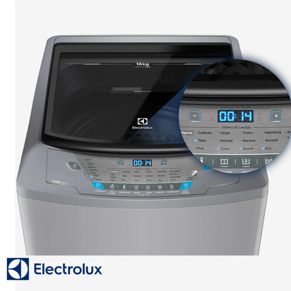 Lavadora Electrolux 16 kgs 27 Lbs Digital Sin Agitador EWIX16F6ESG