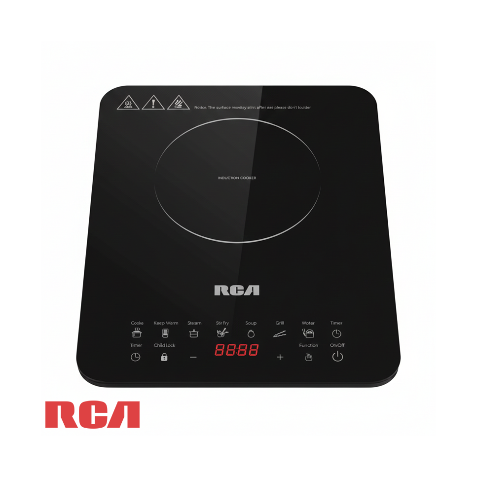 Encimera De Inducción RCA de 1 Zona 1200W - 110V BTX07A