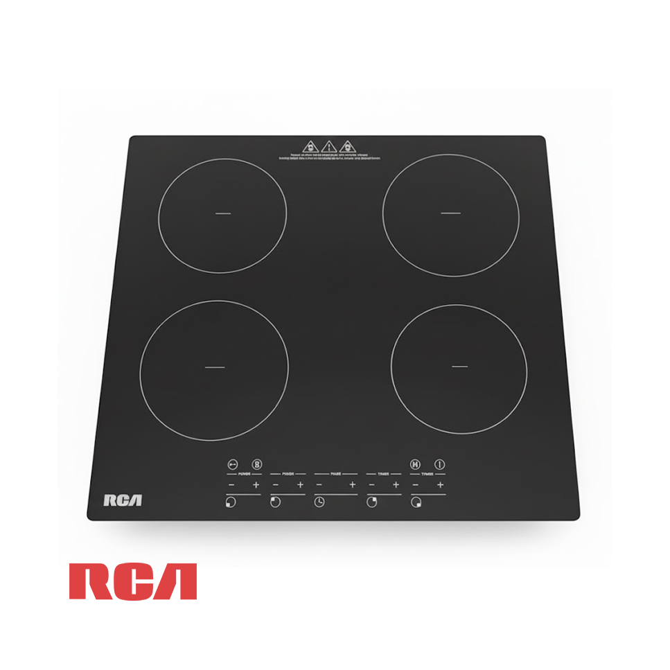 Encimera de Inducción RCA 4 Zonas 59cm 7000W Empotrable XFC604I