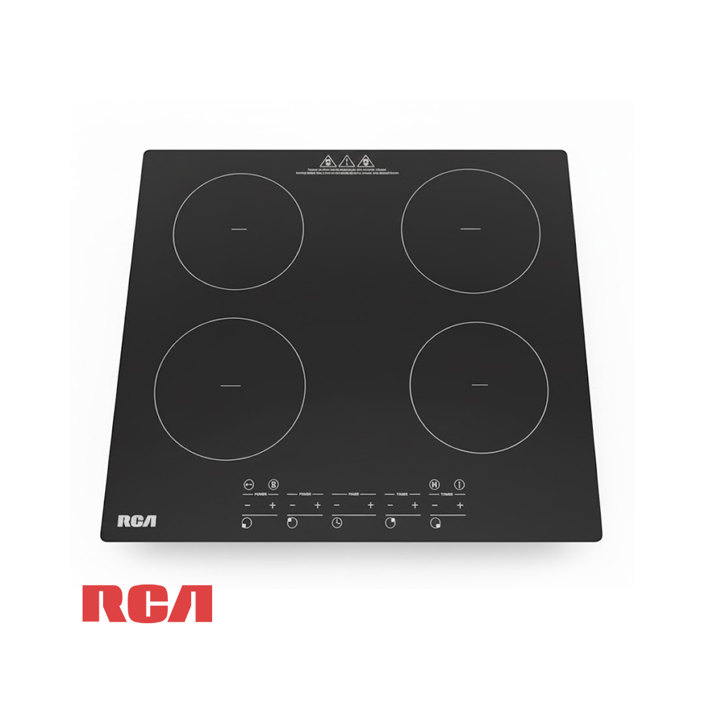 Encimera de Inducción RCA 4 Zonas 59cm 7000W Empotrable XFC604I