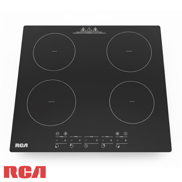 Encimera de Inducción RCA 4 Zonas 59cm 7000W Empotrable IF7001