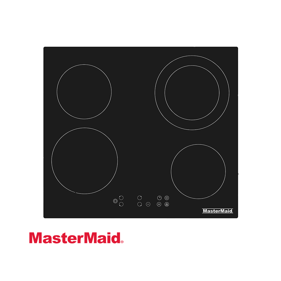 Encimera Electrica MasterMaid 4 Zonas 59cm 6200W Empotrable 87039