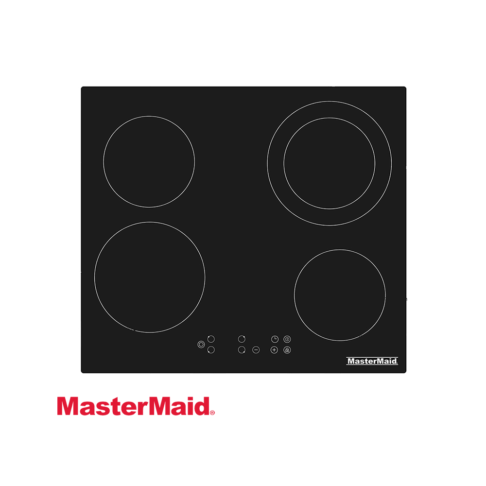 Encimera Electrica MasterMaid 4 Zonas 59cm 6200W Empotrable 87039
