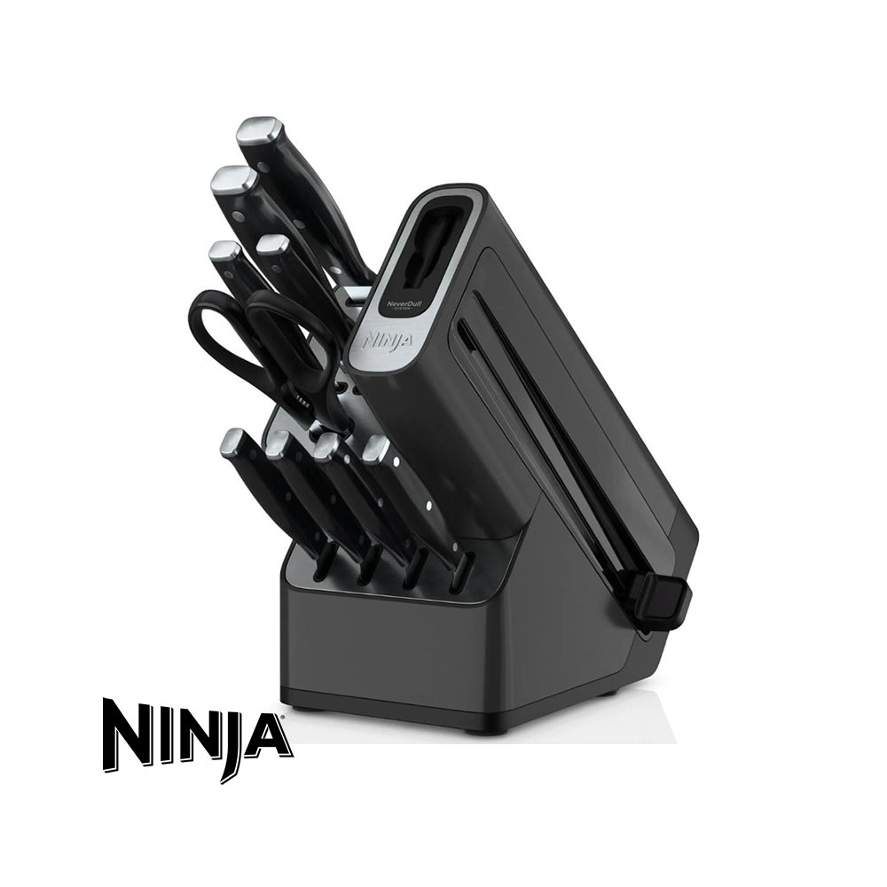 Juego de Cuchillos NINJA NEVERDULL 10 Piezas con Afilador K12010