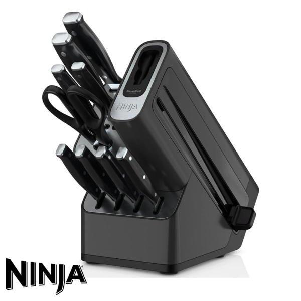 Juego de Cuchillos NINJA NEVERDULL 10 Piezas con Afilador K12010