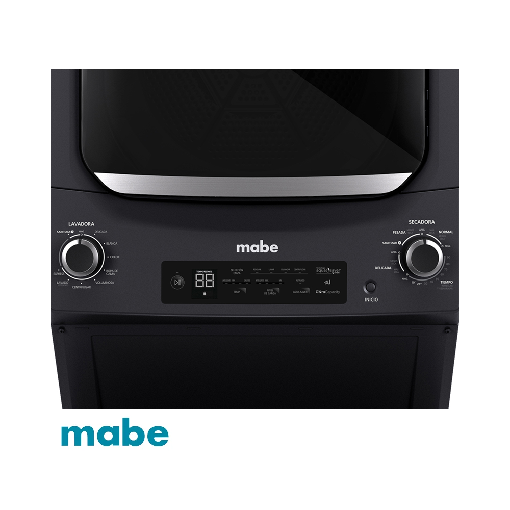 Torre de Lavado Mabe 24 Kgs – 53 Lbs Eléctrica 220v MCL2440EPDG0