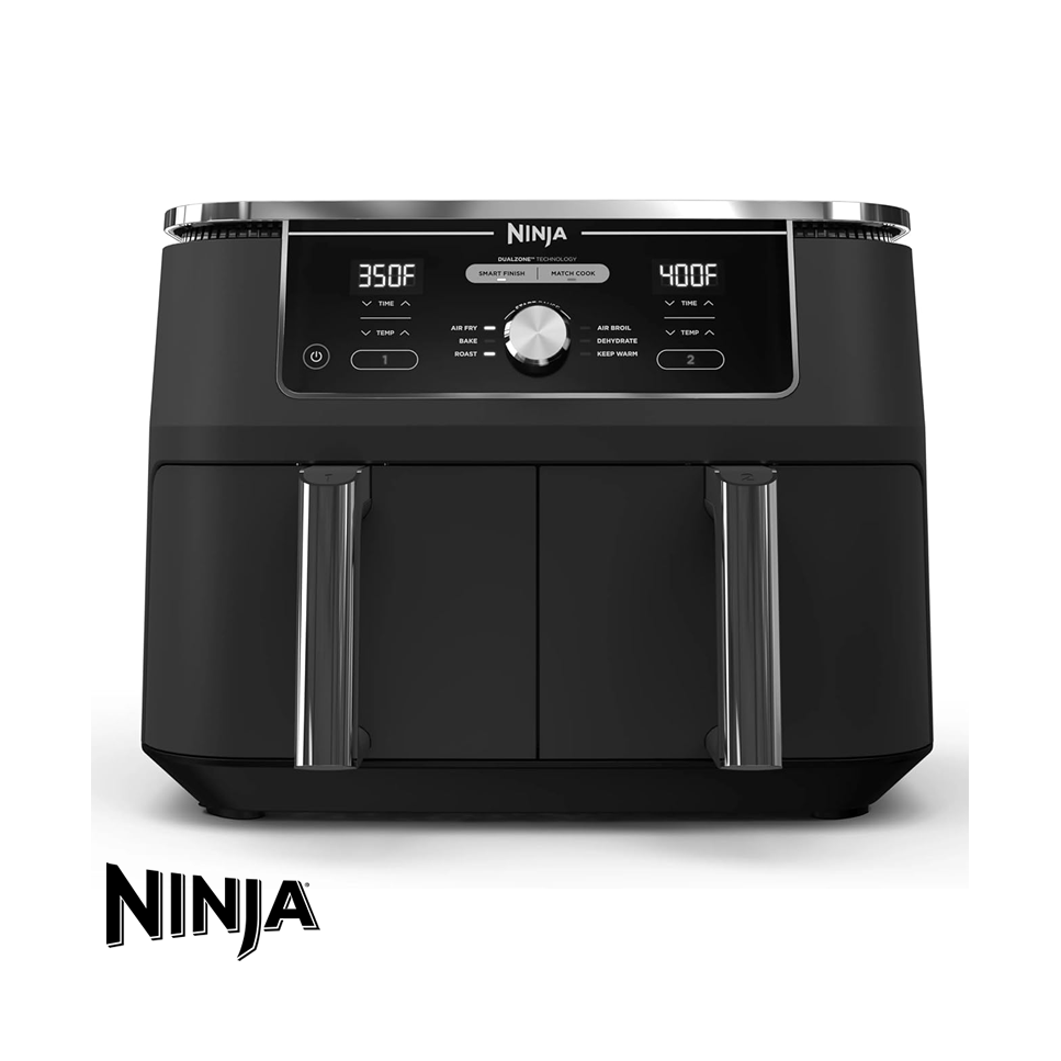 Freidora de Aire Ninja Digital de 2 Canastas 9.5 Litros DZ-401