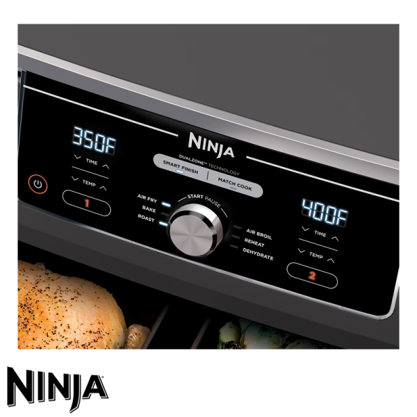 Freidora de Aire Ninja Digital de 2 Canastas 9.5 Litros DZ-401