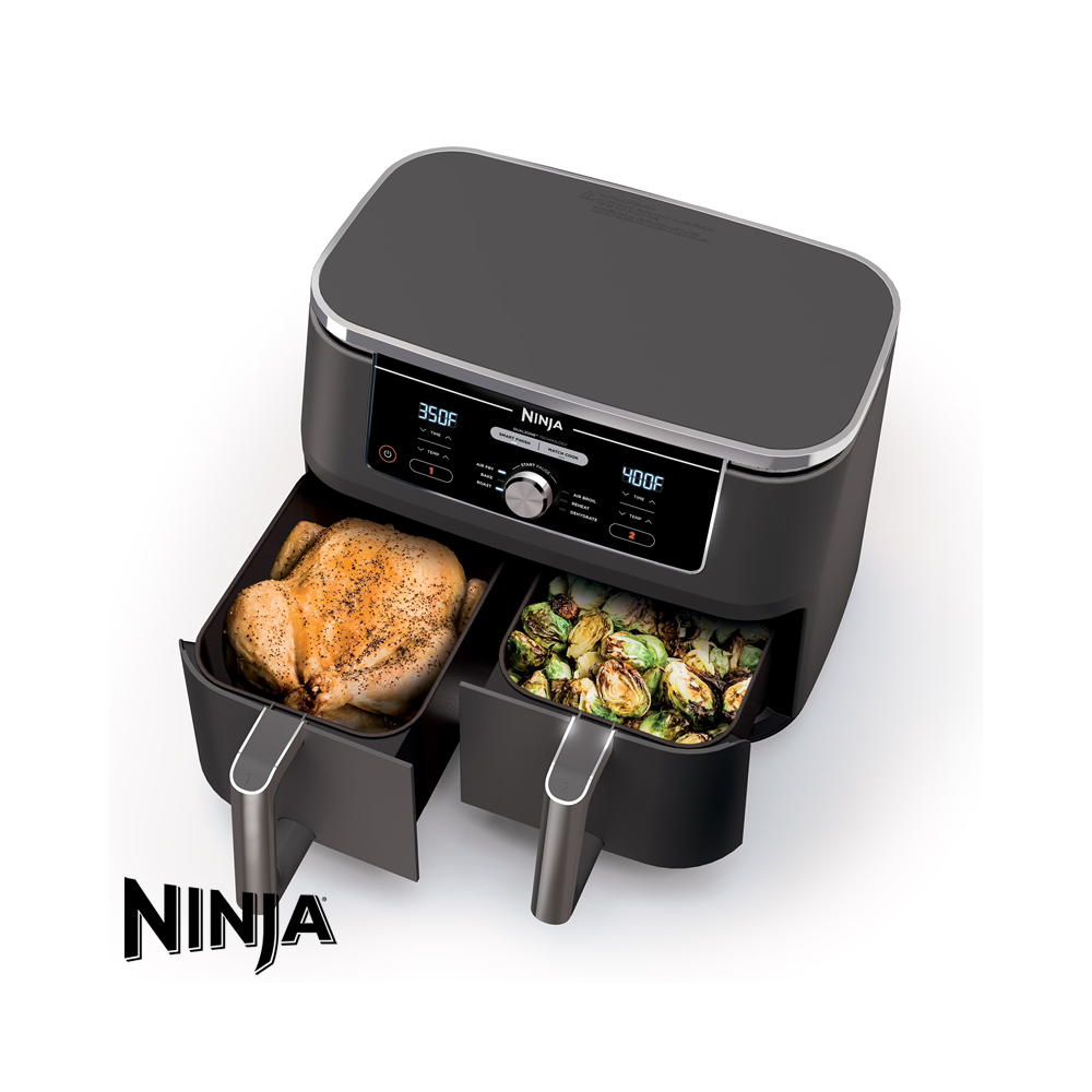 Freidora de Aire Ninja Digital de 2 Canastas 9.5 Litros DZ-401