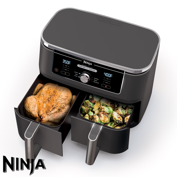 Freidora de Aire Ninja Digital de 2 Canastas 9.5 Litros DZ-401