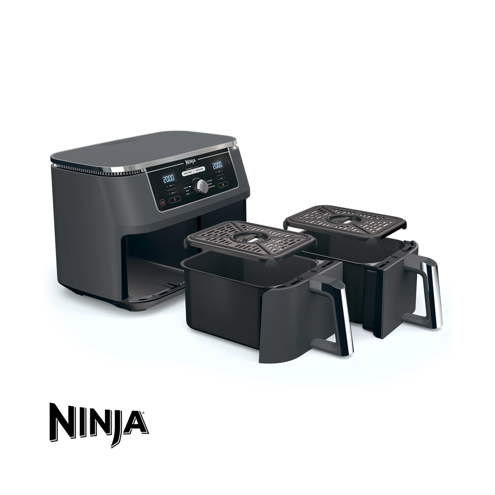 Freidora de Aire Ninja Digital de 2 Canastas 9.5 Litros DZ-401