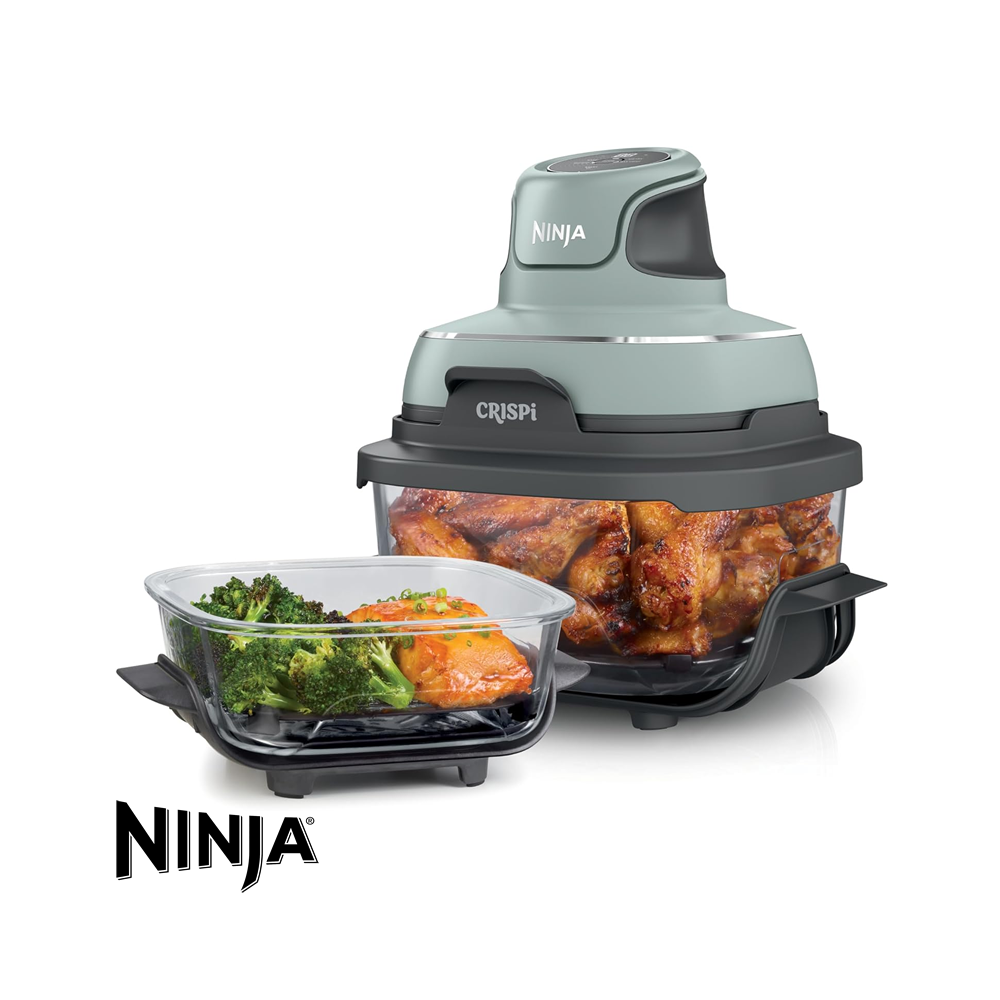 Freidora de Aire Ninja Crispi 2 Recipientes - 4 Funciones FN101GY