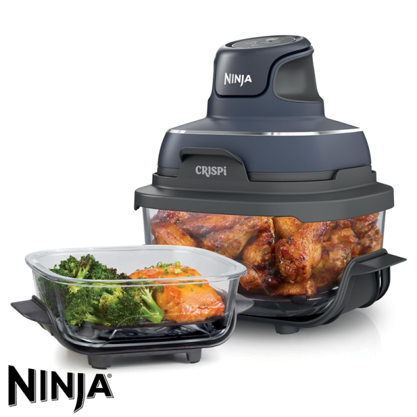 Freidora de Aire Ninja Crispi 2 Recipientes - 4 Funciones FN101GY