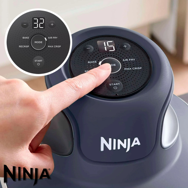 Freidora de Aire Ninja Crispi 2 Recipientes - 4 Funciones FN101GY