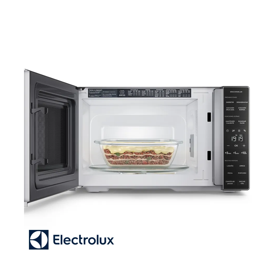 Microondas Electrolux 25 Litros 1000W Gris EMDY25S0MXM