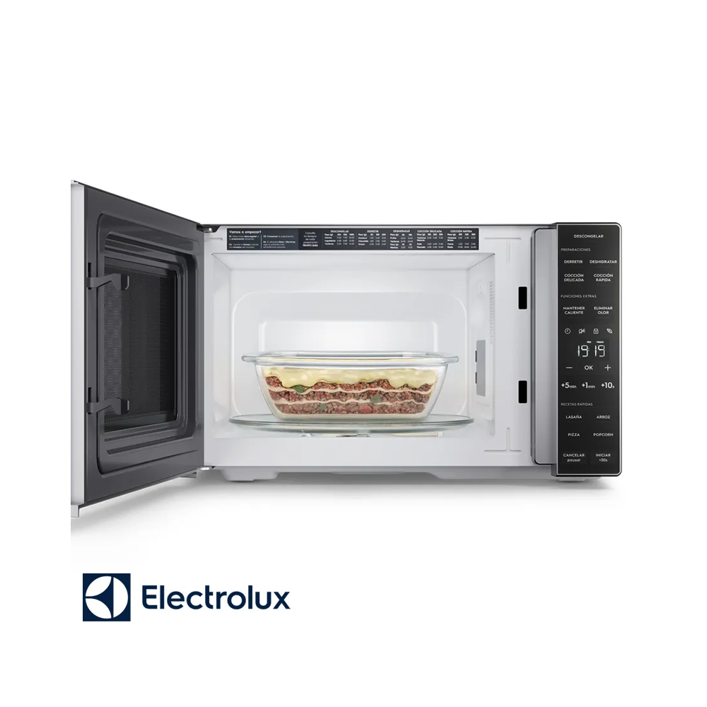 Microondas Electrolux 25 Litros 1000W Gris EMDY25S0MXM
