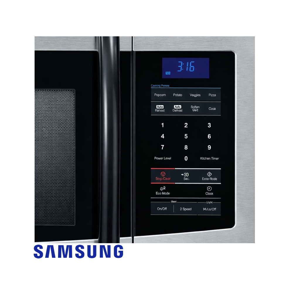 Microondas Samsung con Extractor de Olores de 45 Litros – 76 cm SMH1622S
