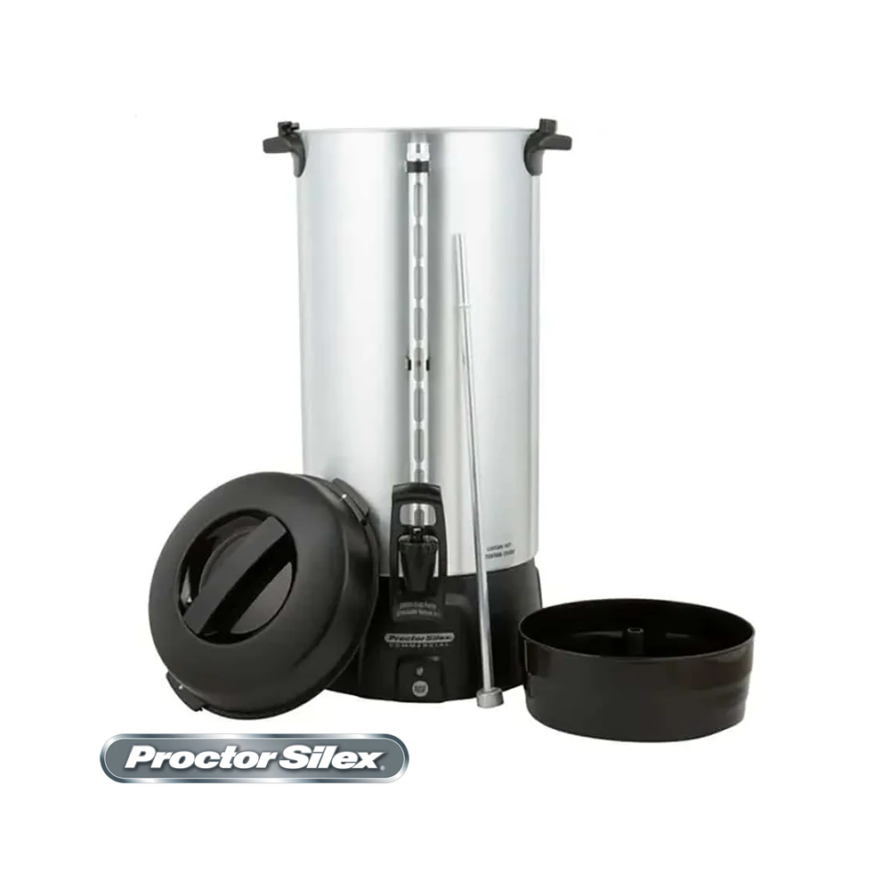 Cafetera Dispensador ProctorSilex Acero Inoxidable 100 Tazas 45100R