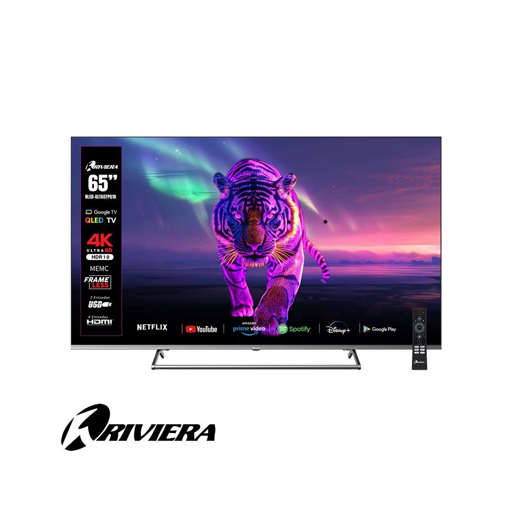 Televisor Riviera QLED 65″ Pulgadas UHD 4K - Google TV 65TPQ10