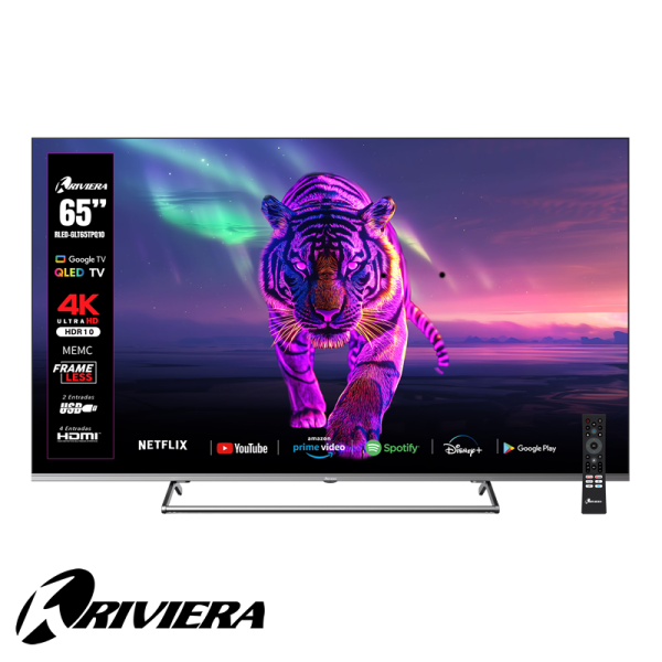 Televisor Riviera QLED 65″ Pulgadas UHD 4K - Google TV 65TPQ10