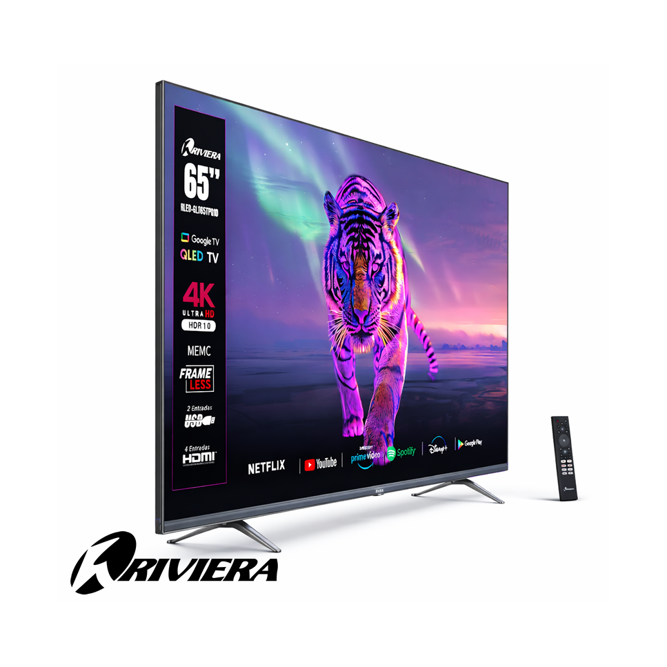 Televisor Riviera QLED 65″ Pulgadas UHD 4K - Google TV 65TPQ10