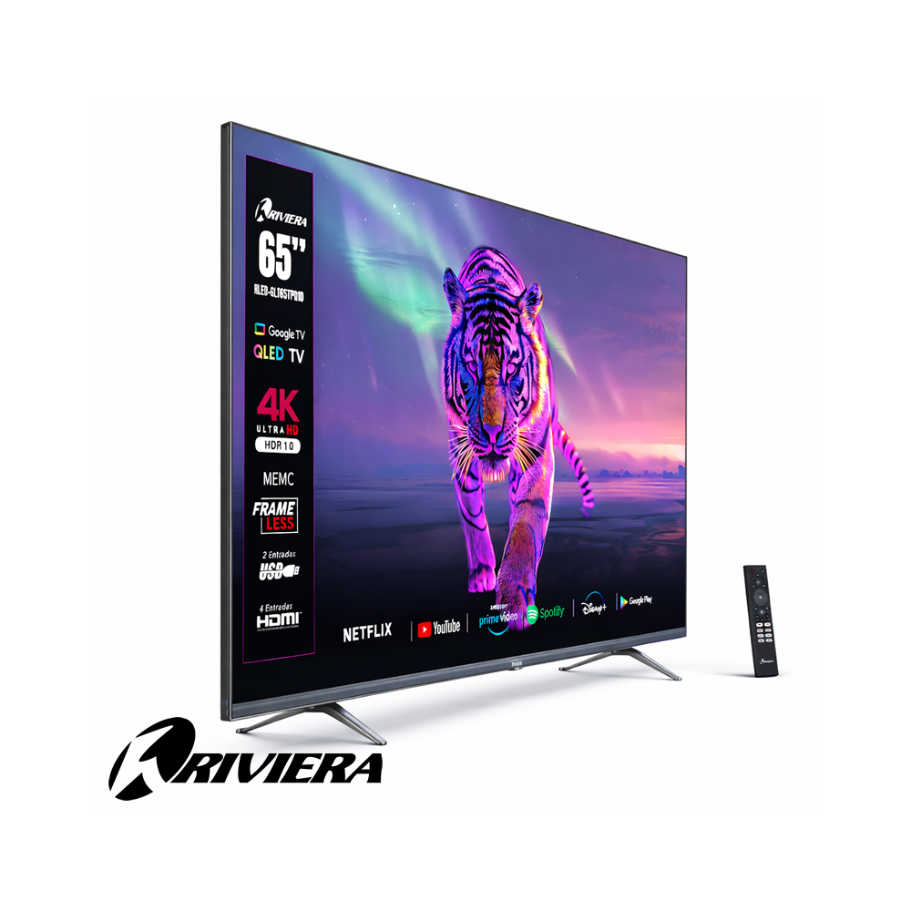 Televisor Riviera QLED 65″ Pulgadas UHD 4K - Google TV 65TPQ10