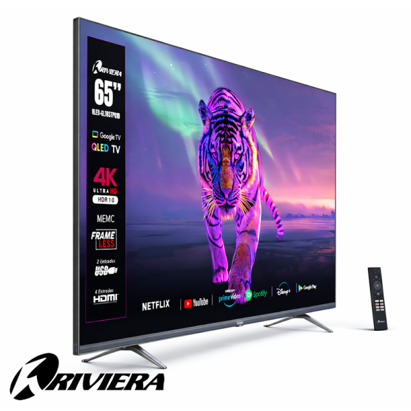 Televisor Riviera QLED 65″ Pulgadas UHD 4K - Google TV 65TPQ10