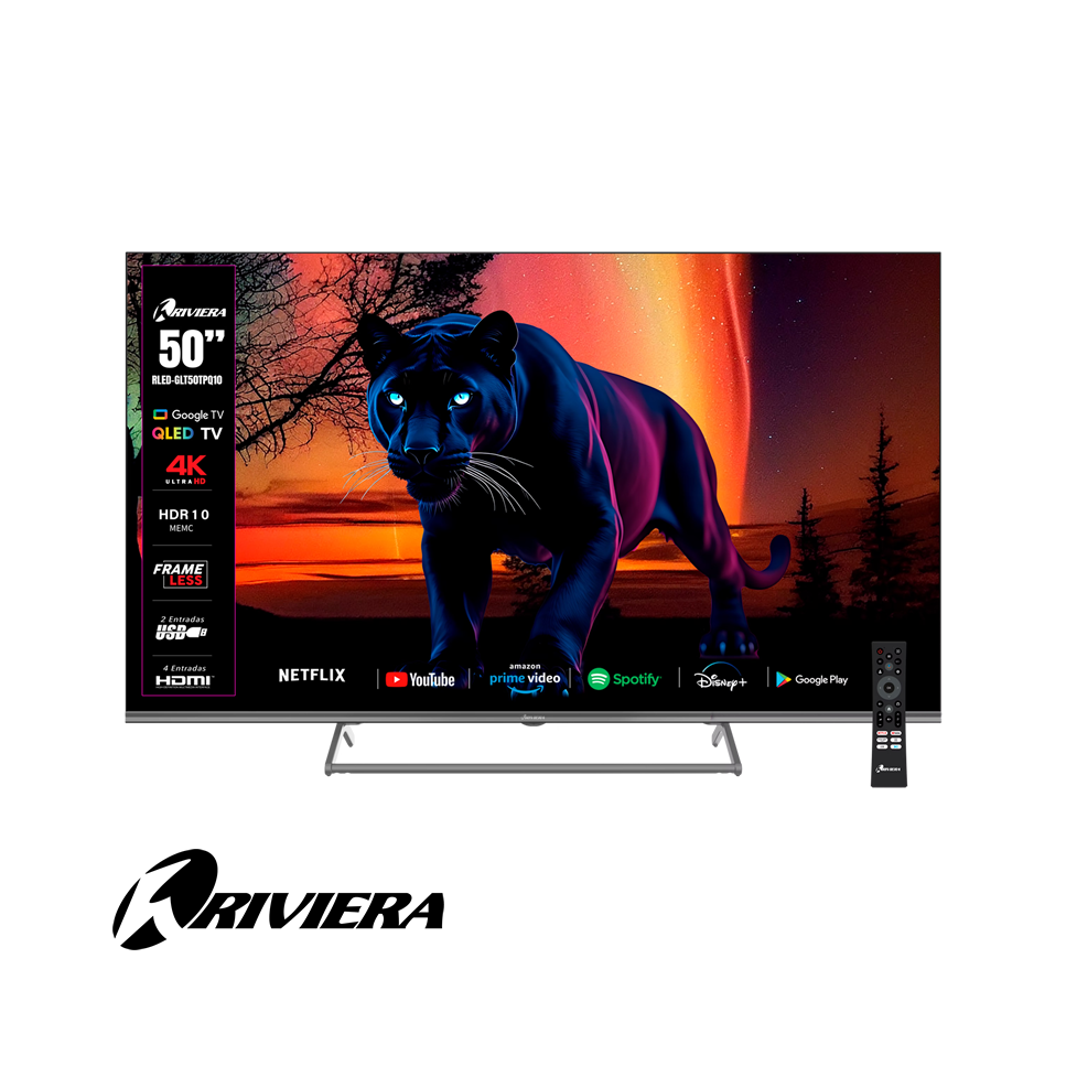Televisor Riviera QLED 50″ Pulgadas UHD 4K - Google TV 50TPQ10